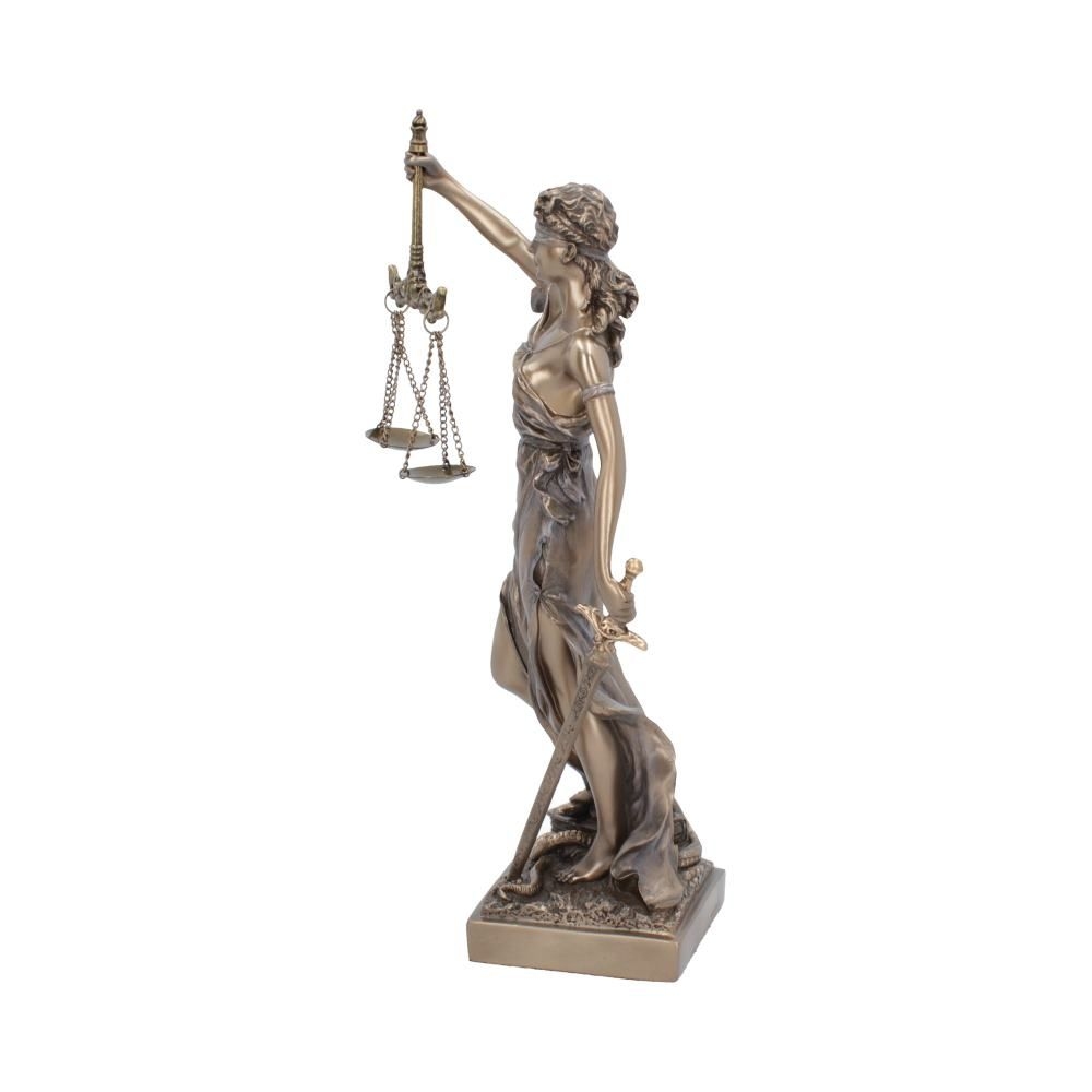 Nemesis Now - La Justicia 33cm Dekorative Figur - Bronzefarben